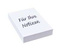Notizpapier weiß DIN A6, ca. 250 Blatt, 1 Pack
