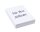 Notizpapier weiß DIN A6, ca. 250 Blatt, 1 Pack