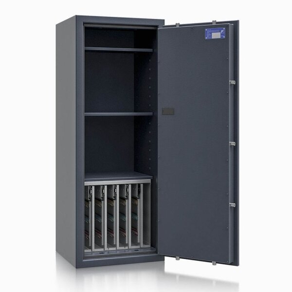 ISS safe4key Schlüsseltresor grau mit 280 Haken, Elektronikschloss, 50,0 x 42,0 x 130,0 cm, 1 St.
