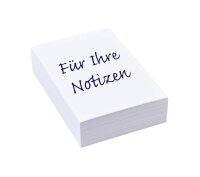 Notizpapier weiß DIN A7, ca. 250 Blatt, 1 Pack