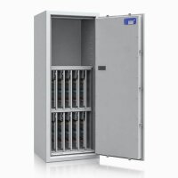 ISS safe4key Schlüsseltresor lichtgrau mit 560 Haken, Elektronikschloss, 50,0 x 42,0 x 130,0 cm, 1 St.
