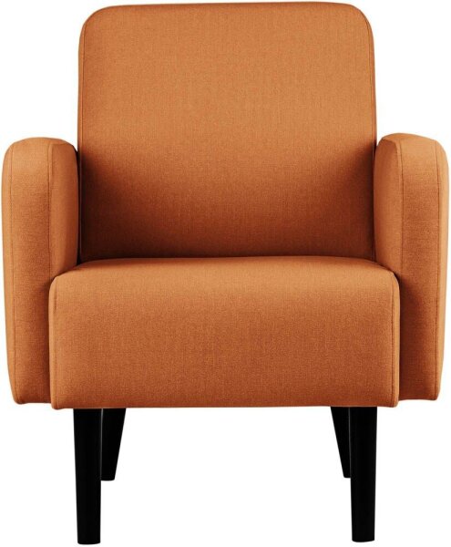 meet powered by PAPERFLOW Sessel LISBOA braun schwarz Stoff 71,0 x 81,5 x 83,0 cm, 1 St.