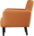 meet powered by PAPERFLOW Sessel LISBOA braun schwarz Stoff 71,0 x 81,5 x 83,0 cm, 1 St.