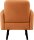 meet powered by PAPERFLOW Sessel LISBOA braun schwarz Stoff 71,0 x 81,5 x 83,0 cm, 1 St.