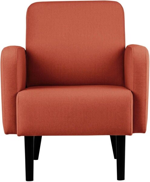 meet powered by PAPERFLOW Sessel LISBOA rost schwarz Stoff 71,0 x 81,5 x 83,0 cm, 1 St.