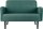 meet powered by PAPERFLOW 2-Sitzer Sofa LISBOA grün schwarz Stoff 124,0 x 81,5 x 83,0 cm, 1 St.