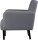 meet powered by PAPERFLOW 2-Sitzer Sofa LISBOA grau schwarz Stoff 124,0 x 81,5 x 83,0 cm, 1 St.