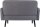 meet powered by PAPERFLOW 2-Sitzer Sofa LISBOA grau schwarz Stoff 124,0 x 81,5 x 83,0 cm, 1 St.