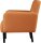 meet powered by PAPERFLOW 2-Sitzer Sofa LISBOA braun schwarz Stoff 124,0 x 81,5 x 83,0 cm, 1 St.