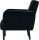 meet powered by PAPERFLOW Sessel LISBOA schwarz Stoff 71,0 x 81,5 x 83,0 cm, 1 St.