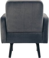 meet powered by PAPERFLOW Sessel LISBOA anthrazit schwarz Stoff 71,0 x 81,5 x 83,0 cm, 1 St.