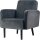 meet powered by PAPERFLOW Sessel LISBOA anthrazit schwarz Stoff 71,0 x 81,5 x 83,0 cm, 1 St.