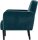 meet powered by PAPERFLOW 2-Sitzer Sofa LISBOA grün schwarz Stoff 124,0 x 81,5 x 83,0 cm, 1 St.