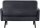 meet powered by PAPERFLOW 2-Sitzer Sofa LISBOA anthrazit schwarz Stoff 124,0 x 81,5 x 83,0 cm, 1 St.