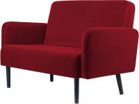 meet powered by PAPERFLOW 2-Sitzer Sofa LISBOA rot...