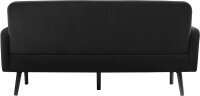 meet powered by PAPERFLOW 3-Sitzer Sofa LISBOA schwarz Stoff 176,0 x 81,5 x 83,0 cm, 1 St.