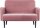 meet powered by PAPERFLOW 2-Sitzer Sofa LISBOA rosa schwarz Stoff 124,0 x 81,5 x 83,0 cm, 1 St.