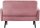 meet powered by PAPERFLOW 2-Sitzer Sofa LISBOA rosa schwarz Stoff 124,0 x 81,5 x 83,0 cm, 1 St.
