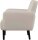 meet powered by PAPERFLOW 3-Sitzer Sofa LISBOA weiß schwarz Kunstleder 176,0 x 81,5 x 83,0 cm, 1 St.