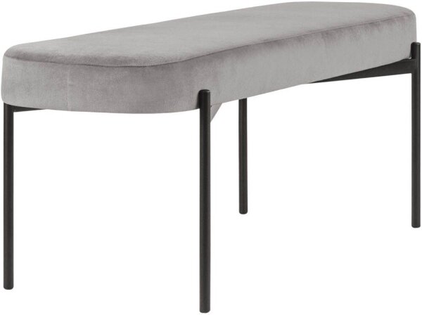meet powered by PAPERFLOW Sitzbank GAIA L GBOLV.01.02 grau Stoff 118,0 cm