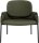 meet powered by PAPERFLOW Sessel CLOTH grün schwarz Stoff 70,0 x 65,0 x 69,0 cm, 1 St.