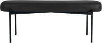 meet powered by PAPERFLOW Sitzbank GAIA L GBOLC.01.01 schwarz Kunstleder 118,0 cm