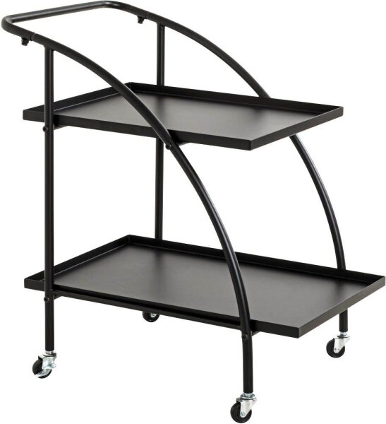 HAKU Möbel Servierwagen schwarz 68,0 x 42,0 x 71,0 cm