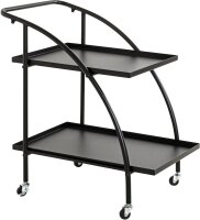 HAKU Möbel Servierwagen schwarz 68,0 x 42,0 x 71,0 cm