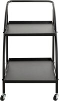 HAKU Möbel Servierwagen schwarz 68,0 x 42,0 x 71,0 cm