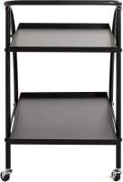 HAKU Möbel Servierwagen schwarz 68,0 x 42,0 x 71,0 cm