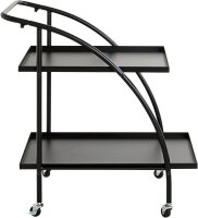 HAKU Möbel Servierwagen schwarz 68,0 x 42,0 x 71,0 cm
