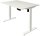 Kerkmann Move 1 elektrisch höhenverstellbarer Schreibtisch weiß rechteckig, T-Fuß-Gestell weiß 120,0 x 80,0 cm
