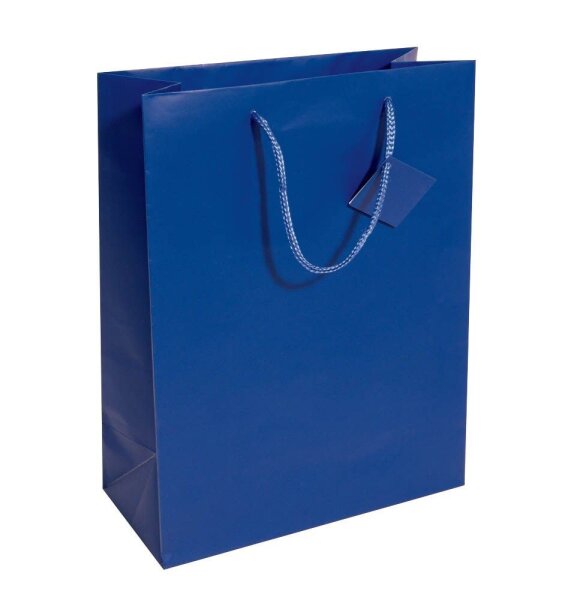 SIGEL Geschenktüten blau 26,0 x 33,0 cm, 5 St.