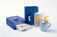SIGEL Geschenktüten blau 17,0 x 23,0 cm, 5 St.