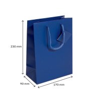 SIGEL Geschenktüten blau 17,0 x 23,0 cm, 5 St.