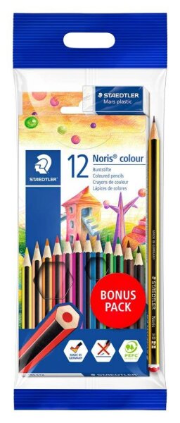 STAEDTLER Buntstifte farbsortiert, 1 Set