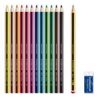 STAEDTLER Buntstifte farbsortiert, 1 Set