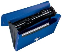 LEITZ Fächermappe recycle 4624 5 Fächer blau, 1 St.