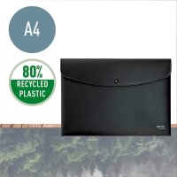 LEITZ Dokumententasche Recycle 4678 DIN A4 schwarz genarbt, 1 St.