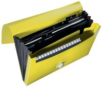 LEITZ Fächermappe recycle 4624 5 Fächer gelb, 1 St.