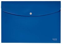 LEITZ Dokumententasche Recycle 4678 DIN A4 blau genarbt,...