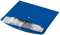 LEITZ Dokumententasche Recycle 4678 DIN A4 blau genarbt,...