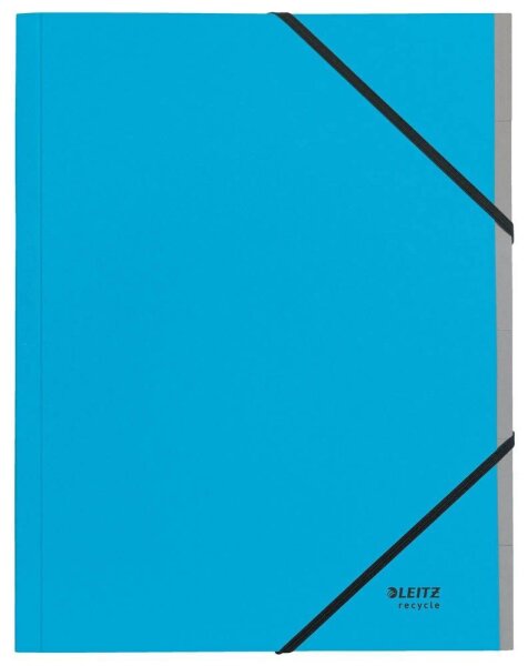 LEITZ Ordnungsmappe recycle 3914 6 Fächer blau, 1 St.