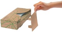 LEITZ Prospekthüllen Recycle 4022 DIN A4 transparent genarbt 0,07 mm, 40 St.