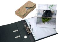 LEITZ Prospekthüllen Recycle 4022 DIN A4 transparent genarbt 0,07 mm, 40 St.