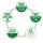 LEITZ Prospekthüllen Recycle 4022 DIN A4 transparent genarbt 0,07 mm, 40 St.