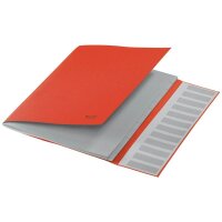 LEITZ Ordnungsmappe recycle 3915 12 Fächer rot, 1 St.