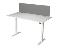 Kerkmann Tischtrennwand Move 19375312, grafit 160,0 x 45,0 cm, 1 St.