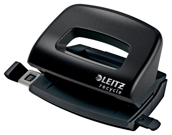 LEITZ Locher Recycle Mini schwarz, 1 St.