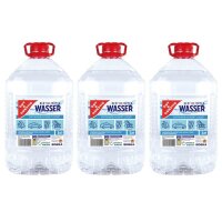 GUT&GÜNSTIG Destilliertes Wasser 3x 5 l, 3 St.